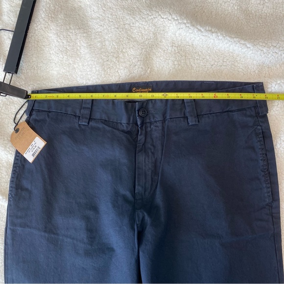 NWT! Japanese Denim Civilianaire Chinos Officer Slim Pants in Navy Blue … - Picture 9 of 11